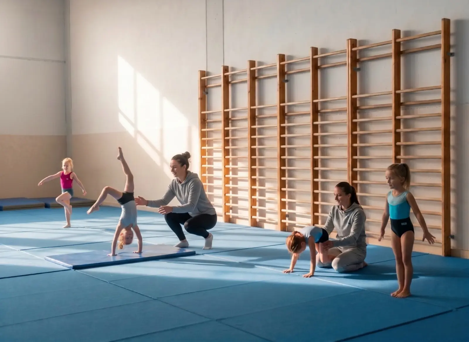 Kinderturnen in der Sandberghalle